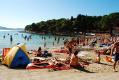 Piaszczysta plaża w Biogradzie.